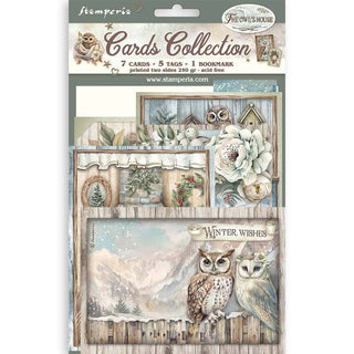 Cards Collection - The Owl's House - 1 - Stamperia - Tidformera