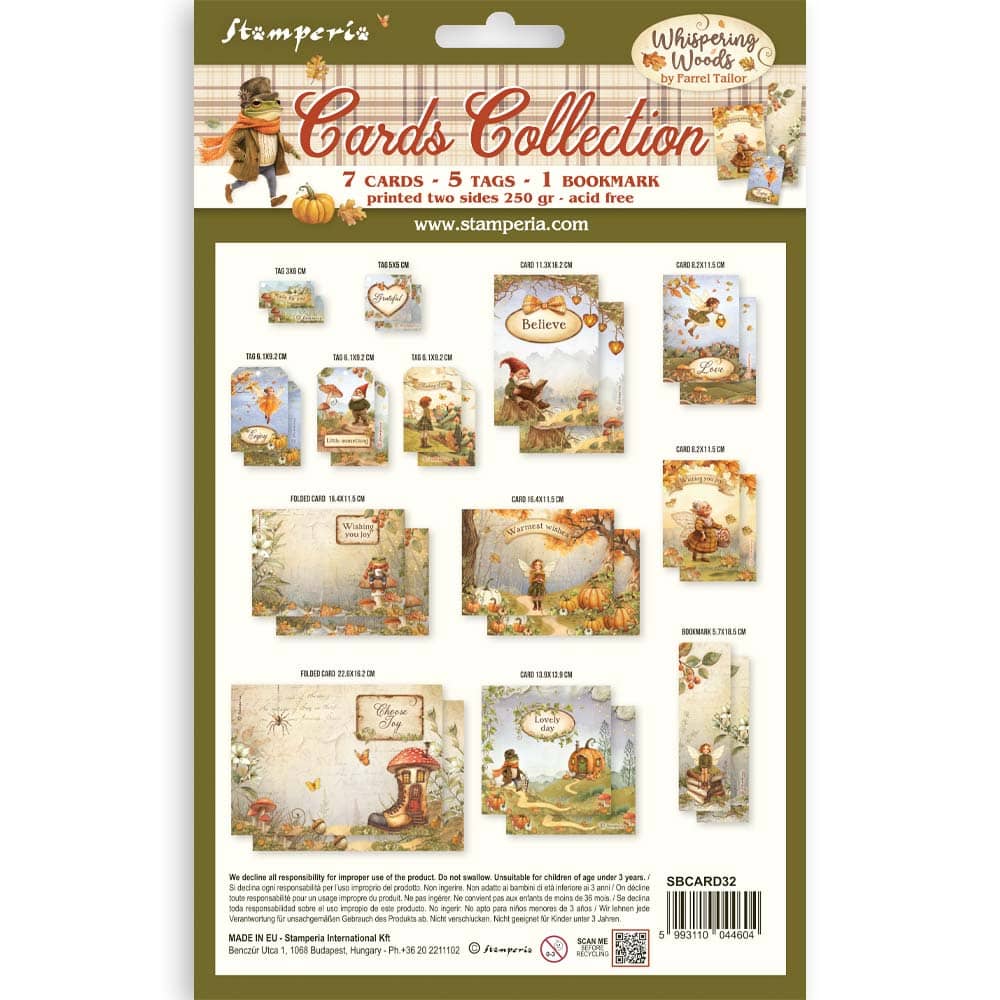 Cards Collection - Whispering Woods - 2 - Stamperia - Tidformera