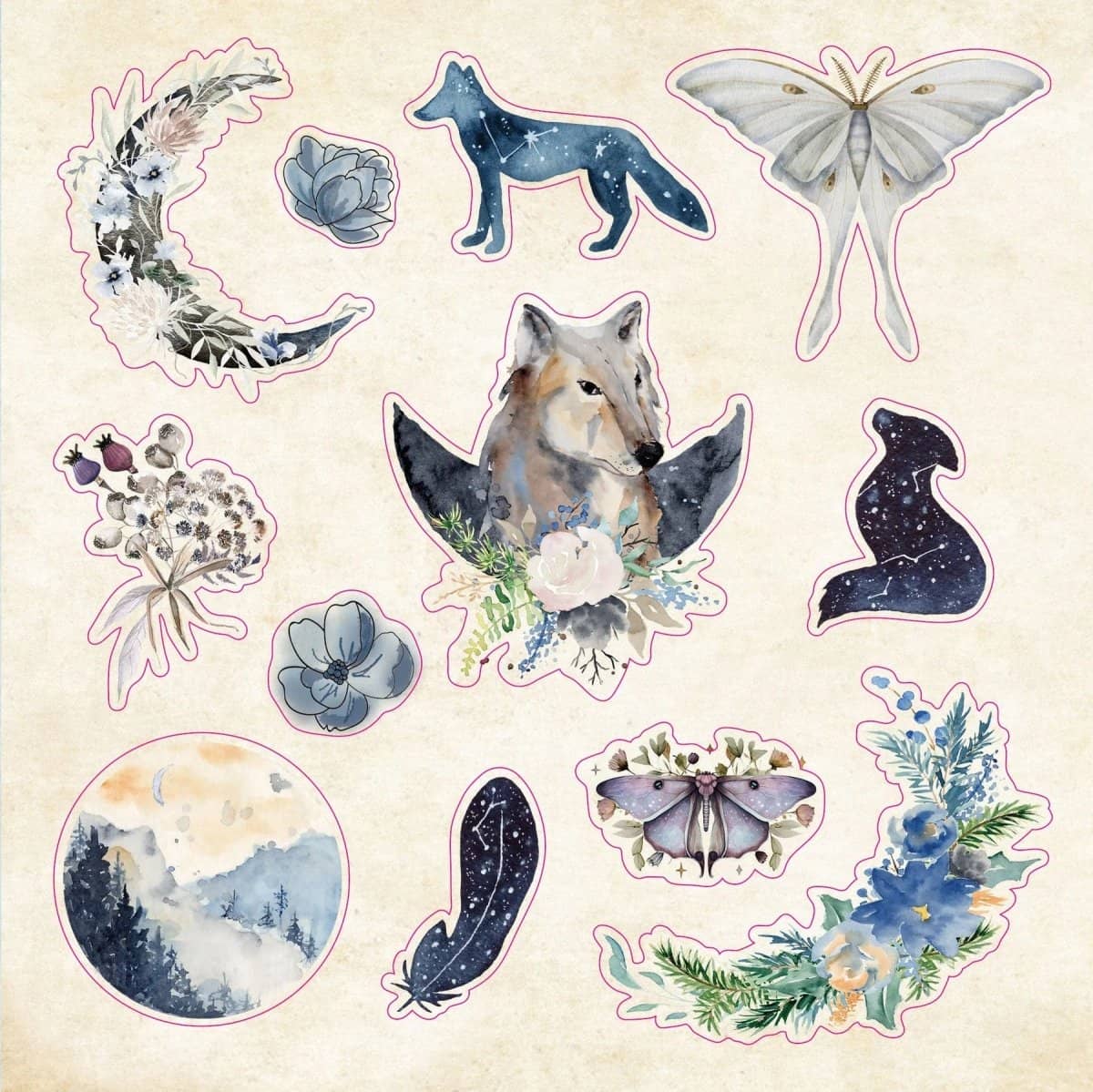 Celestial wonders - Sticker book - 4 - Peter Pauper Press - Tidformera