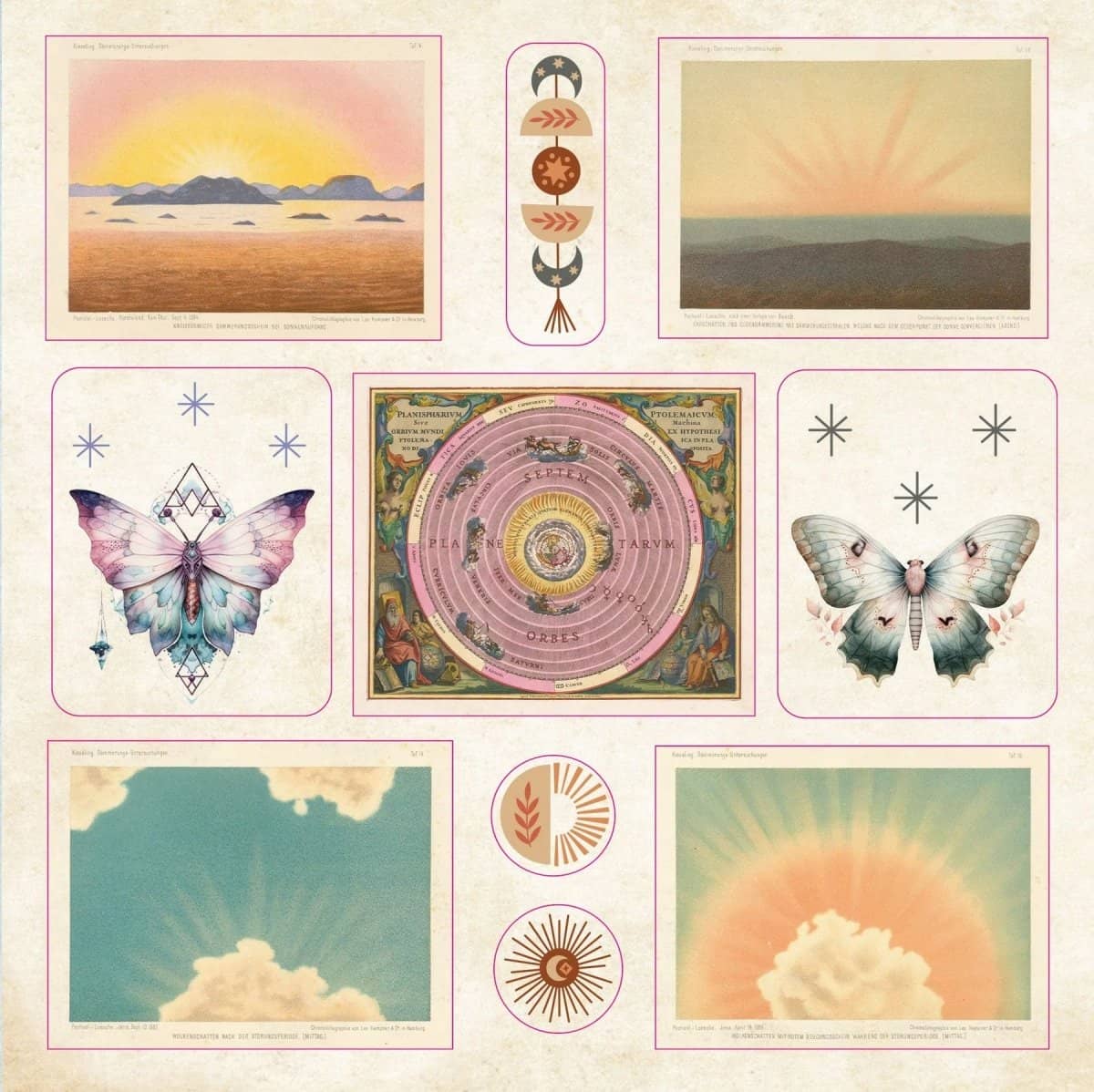 Celestial wonders - Sticker book - 7 - Peter Pauper Press - Tidformera