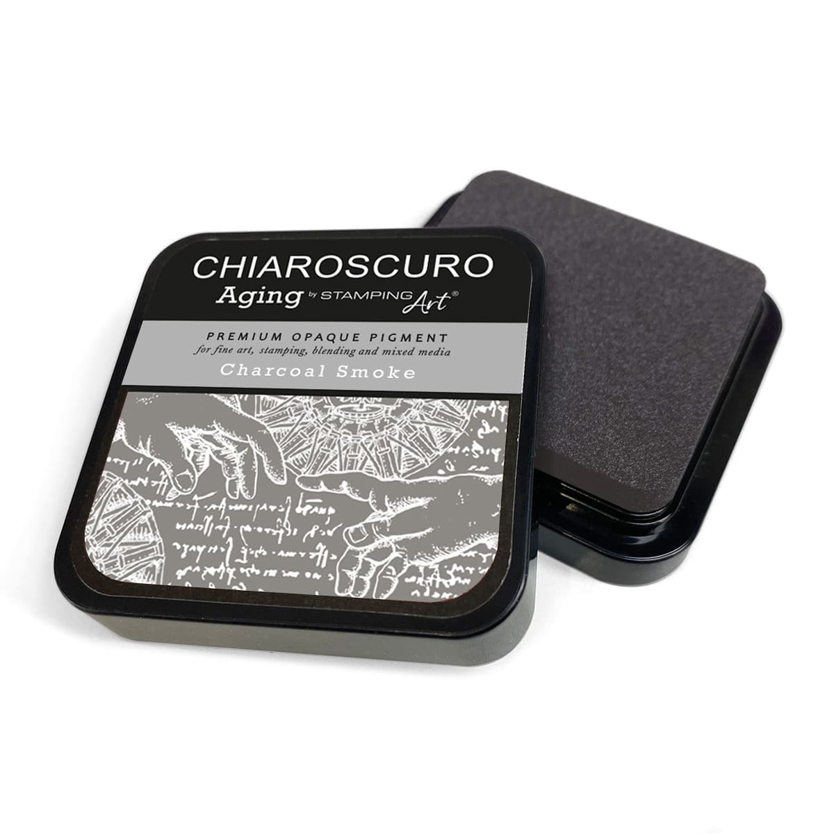 Chiaroscuro Aging Ink pad - Charcoal Smoke - 2 - Ciao Bella - Tidformera