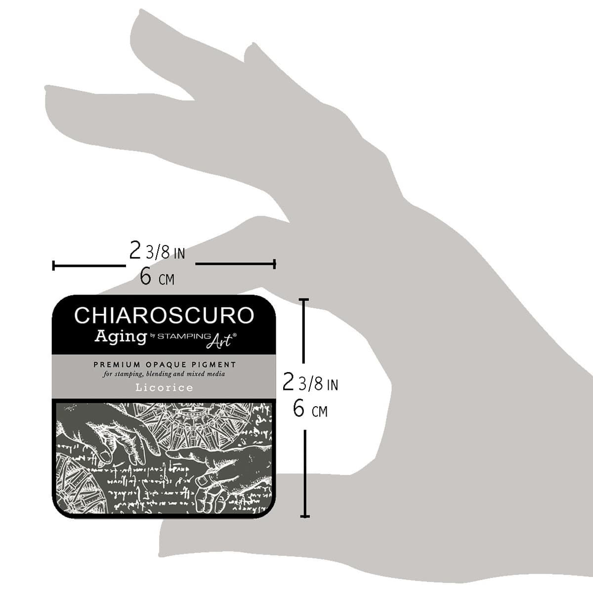 Chiaroscuro Aging Ink pad - Licorice - 5 - Ciao Bella - Tidformera