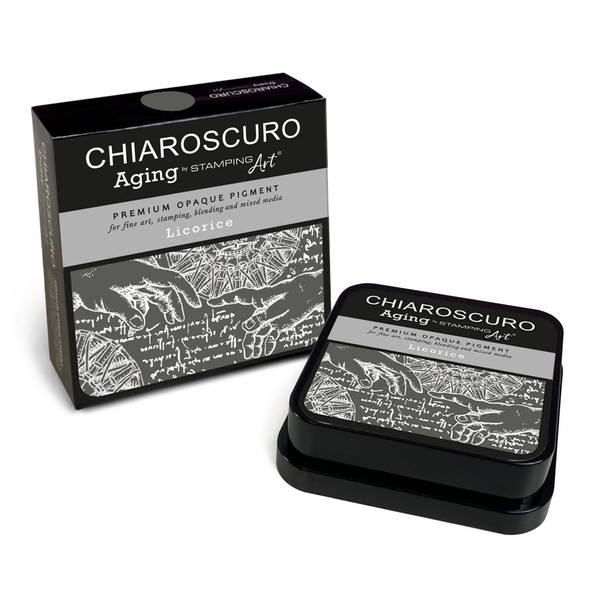 Chiaroscuro Aging Ink pad - Licorice - 1 - Ciao Bella - Tidformera