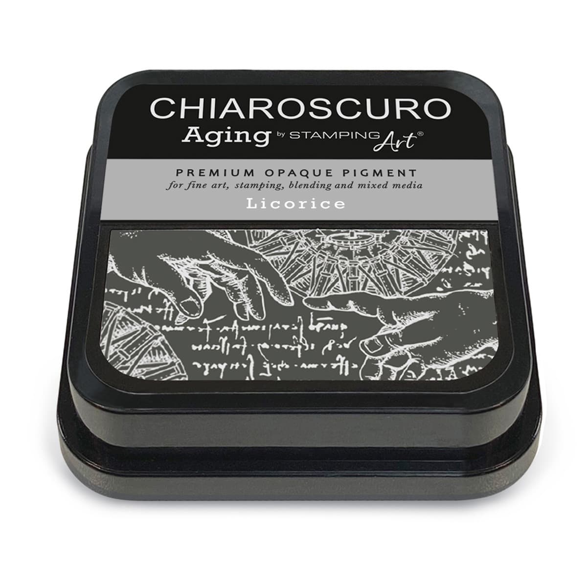 Chiaroscuro Aging Ink pad - Licorice - 3 - Ciao Bella - Tidformera