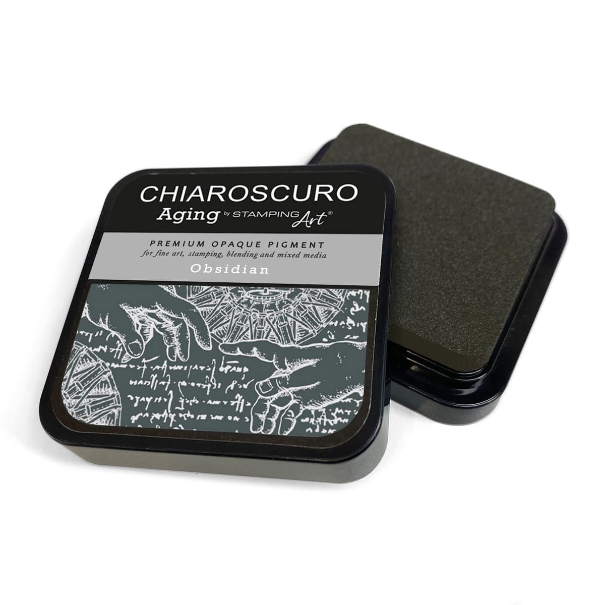 Chiaroscuro Aging Ink pad - Obsidian - 2 - Ciao Bella - Tidformera