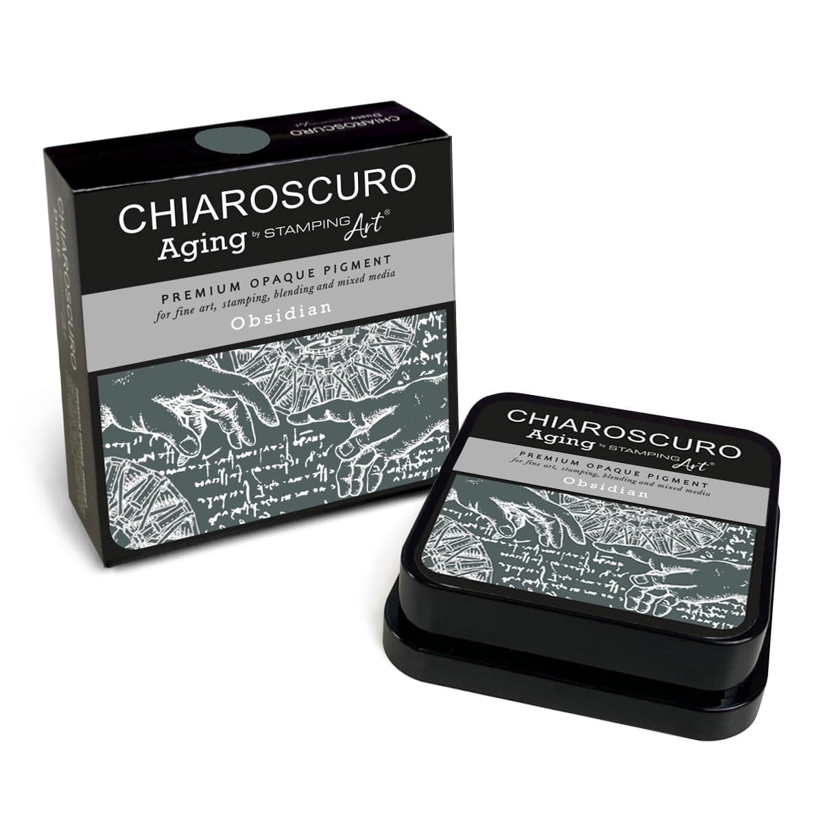 Chiaroscuro Aging Ink pad - Obsidian - 1 - Ciao Bella - Tidformera