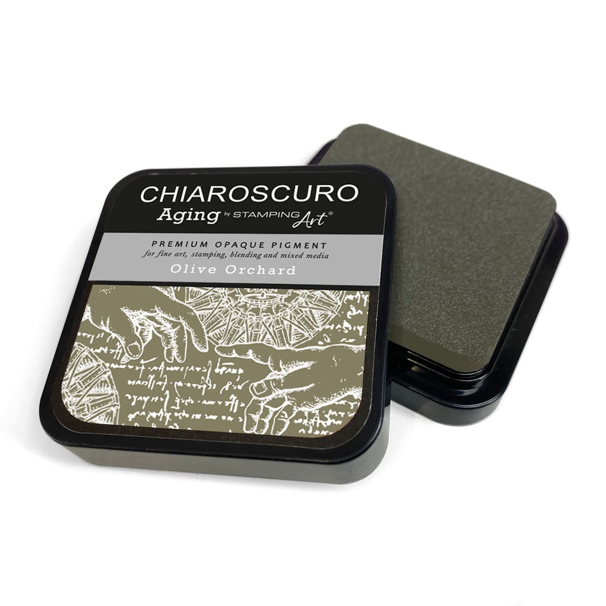 Chiaroscuro Aging Ink pad - Olive Orchard - 2 - Ciao Bella - Tidformera