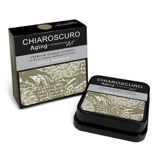 Chiaroscuro Aging Ink pad - Olive Orchard - 1 - Ciao Bella - Tidformera