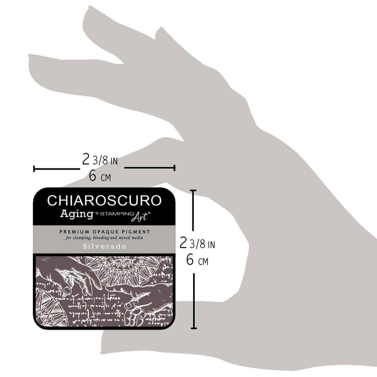 Chiaroscuro Aging Ink pad - Silverado - 5 - Ciao Bella - Tidformera