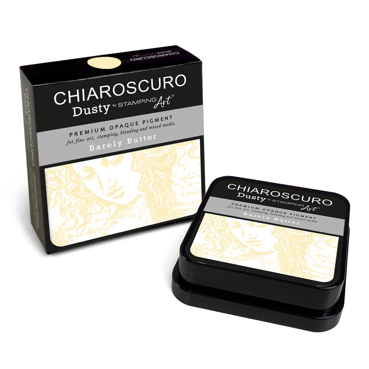 Chiaroscuro Dusty Ink pad - Barely Butter - 4 - Ciao Bella - Tidformera