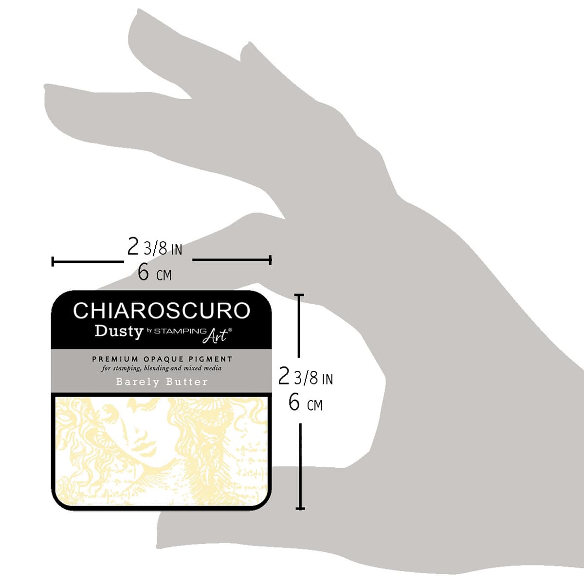 Chiaroscuro Dusty Ink pad - Barely Butter - 5 - Ciao Bella - Tidformera