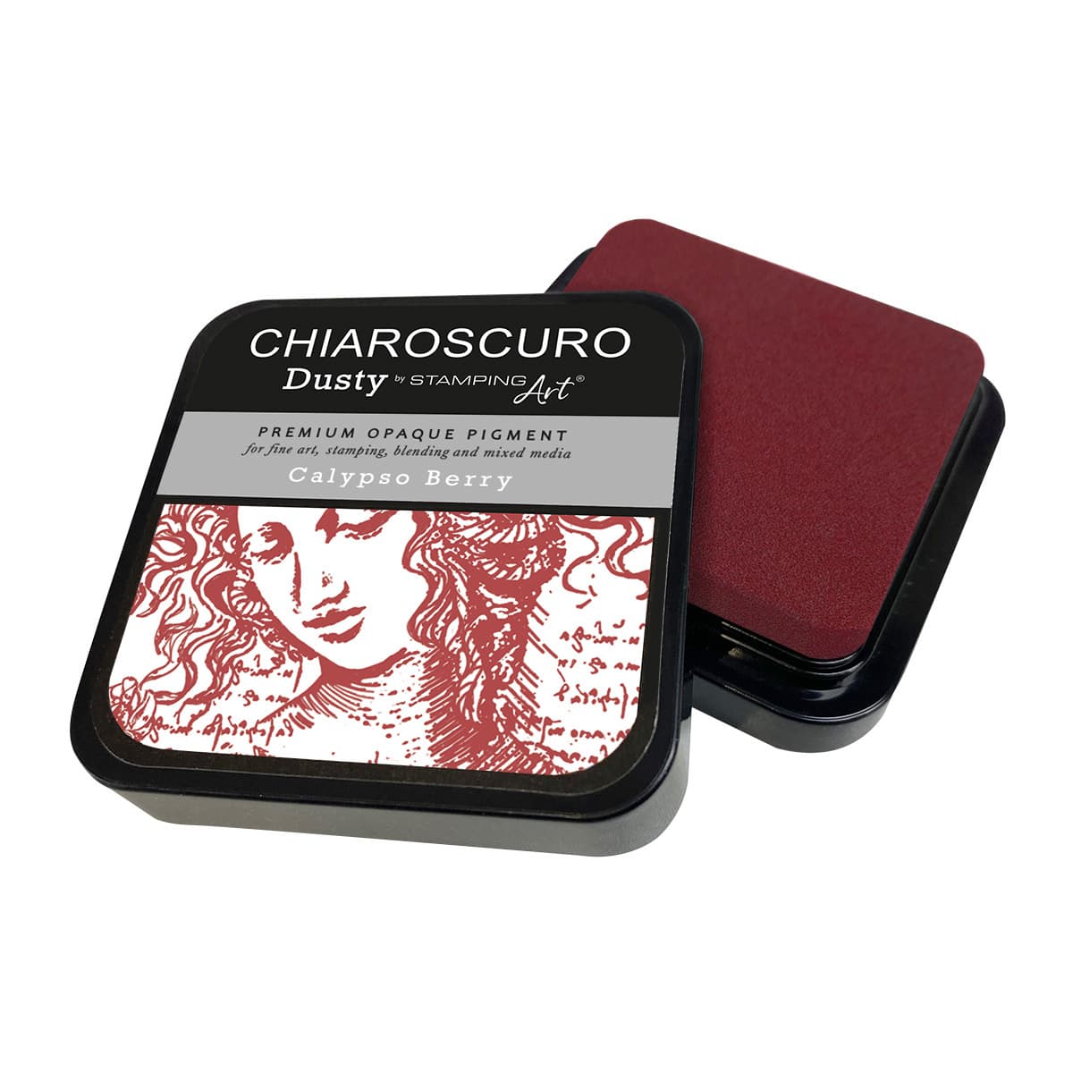 Chiaroscuro Dusty Ink pad - Calypso Berry - 1 - Ciao Bella - Tidformera