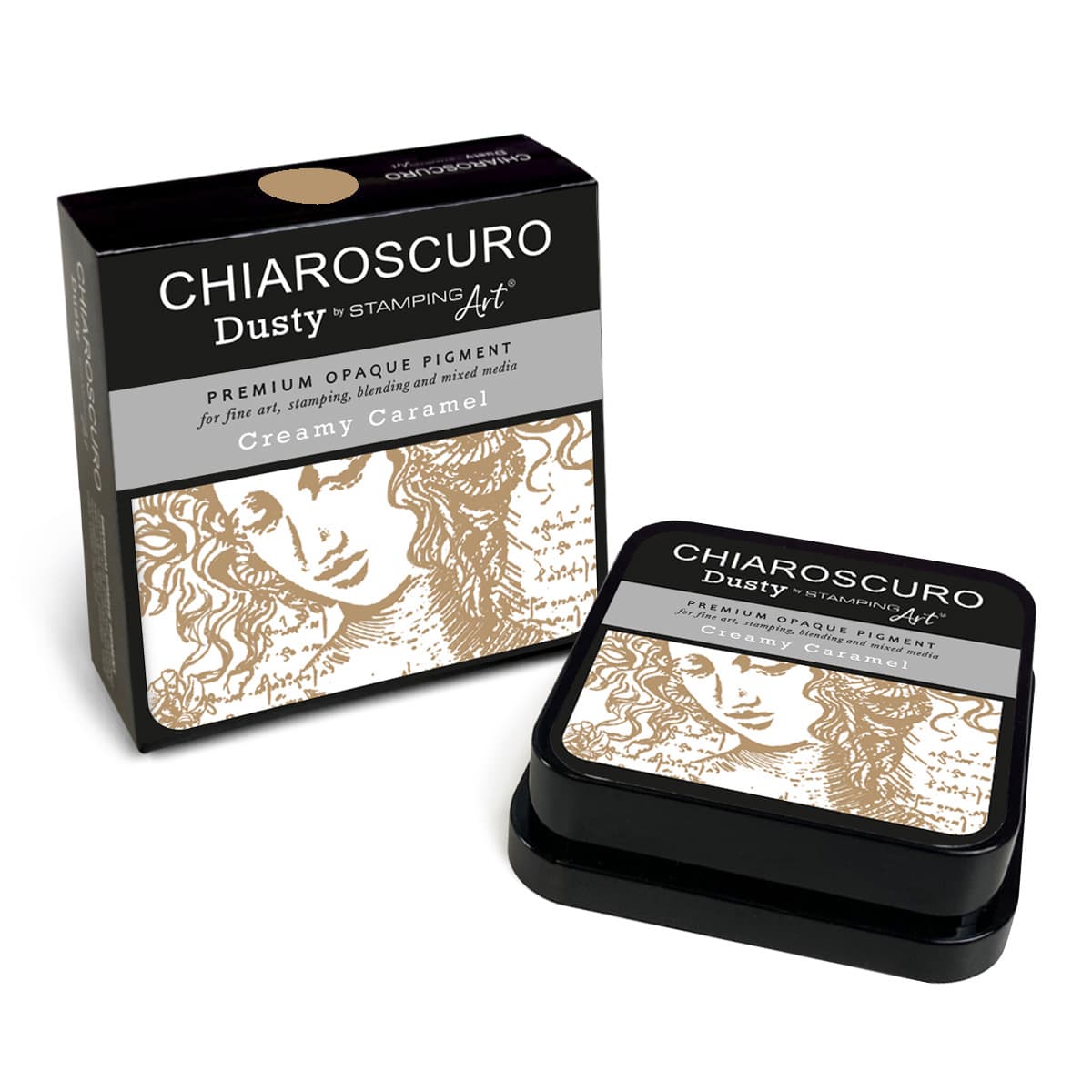 Chiaroscuro Dusty Ink pad - Creamy Caramel - 4 - Ciao Bella - Tidformera