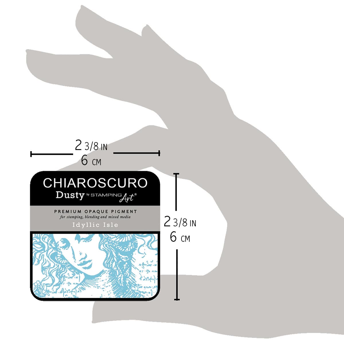 Chiaroscuro Dusty Ink pad - Idyllic Isle - 5 - Ciao Bella - Tidformera