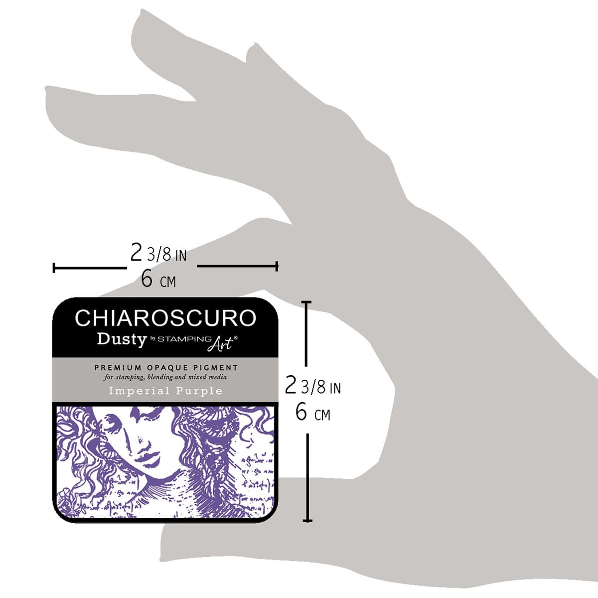 Chiaroscuro Dusty Ink pad - Imperial Purple - 5 - Ciao Bella - Tidformera