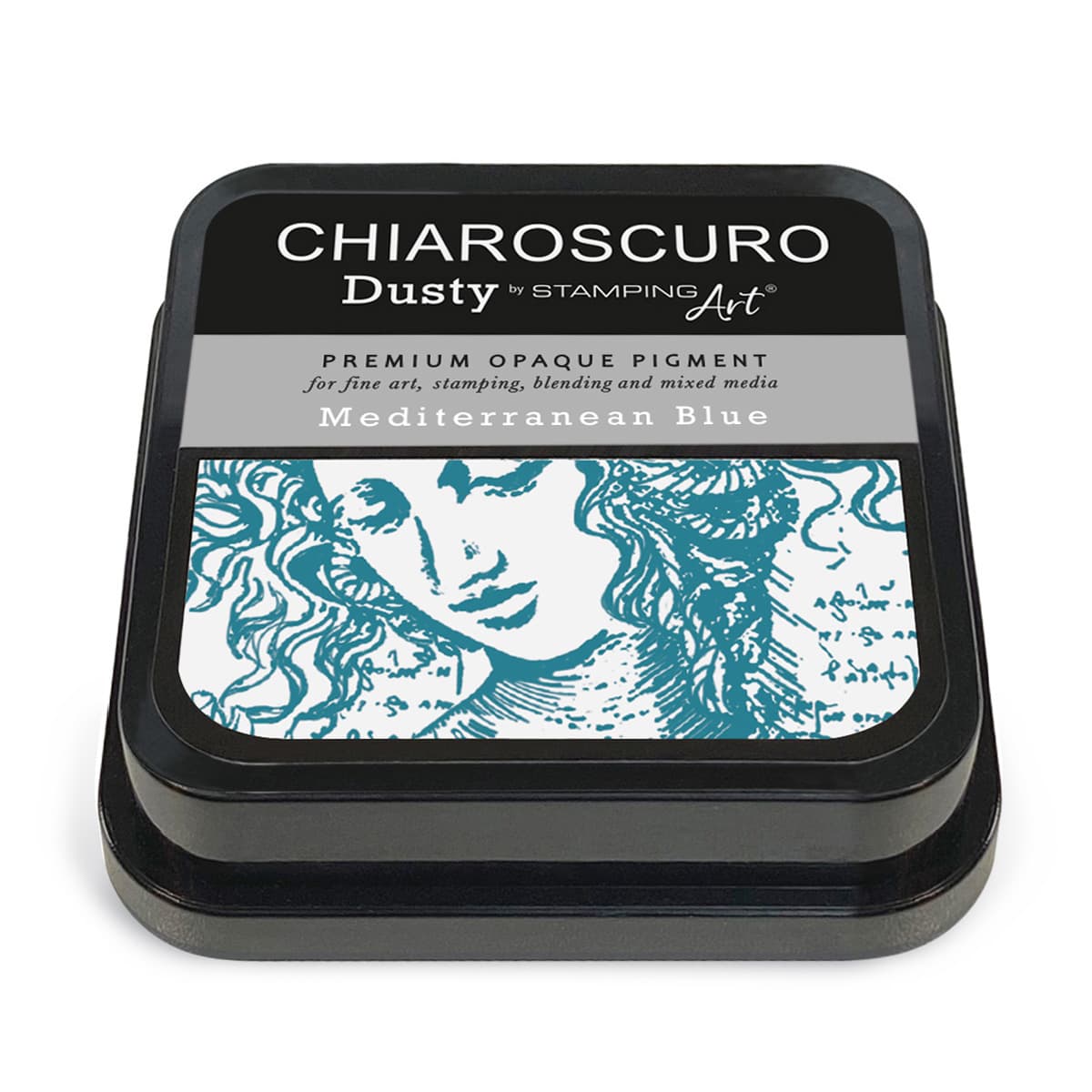 Chiaroscuro Dusty Ink pad - Mediterranean Blue - 2 - Ciao Bella - Tidformera