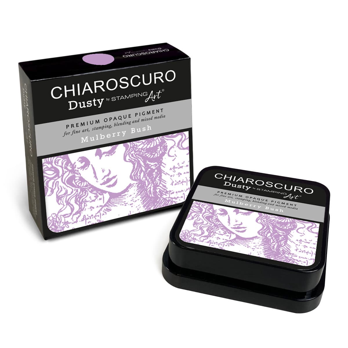 Chiaroscuro Dusty Ink pad - Mulberry Bush - 4 - Ciao Bella - Tidformera