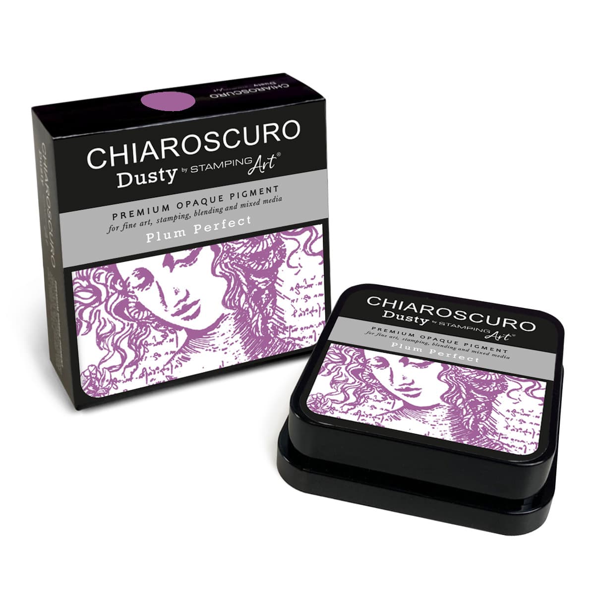 Chiaroscuro Dusty Ink pad - Plum Perfect - 4 - Ciao Bella - Tidformera