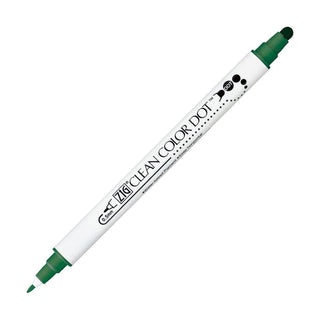 Clean color dot pen - Green 040 - 1 - ZIG Kuretake - Tidformera