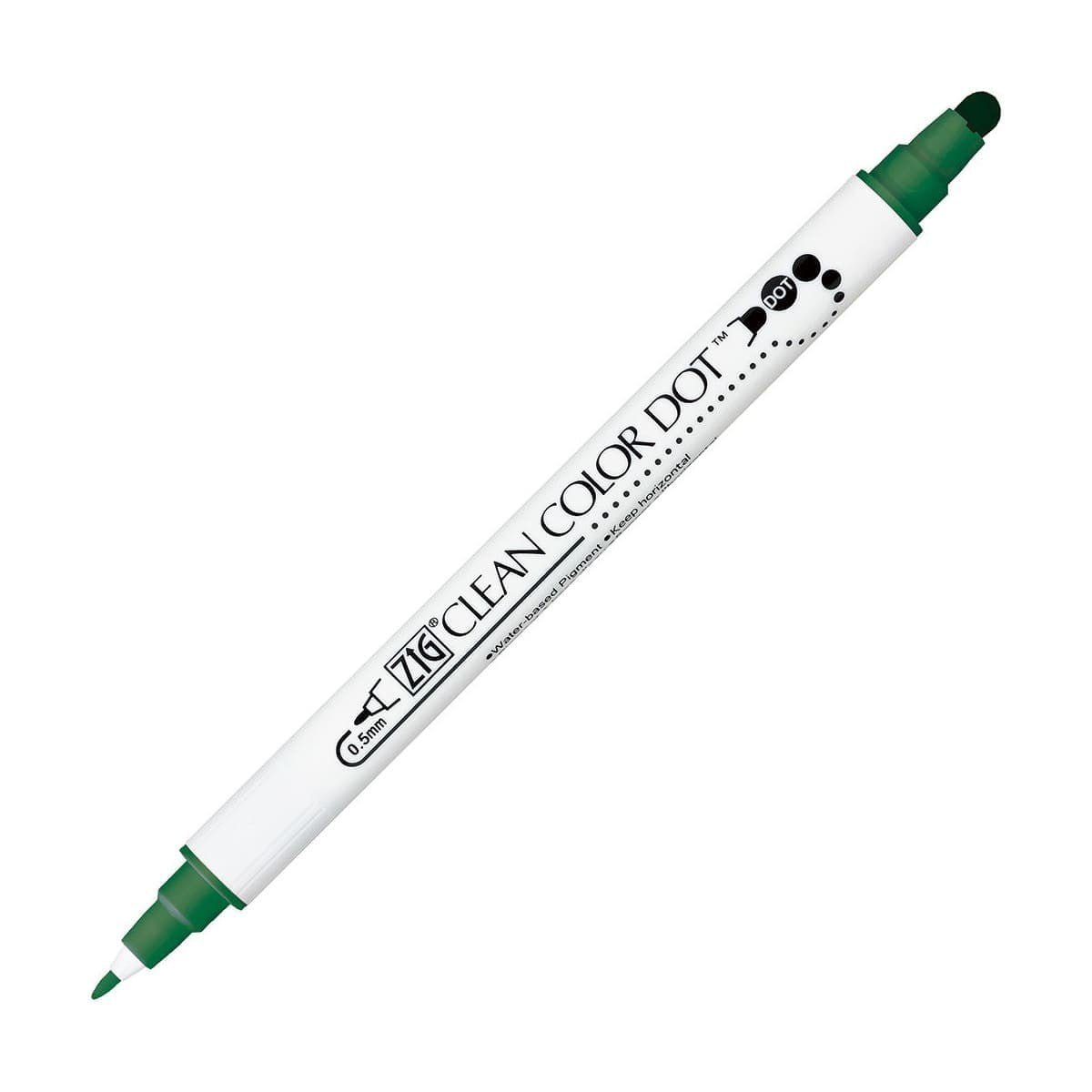 Clean color dot pen - Green 040 - 1 - ZIG Kuretake - Tidformera