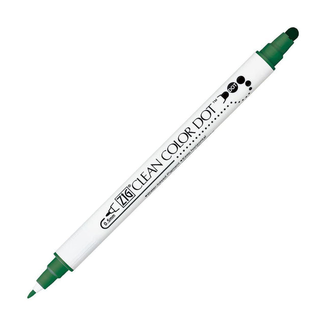 Clean color dot pen - Green 040 - 1 - ZIG Kuretake - Tidformera