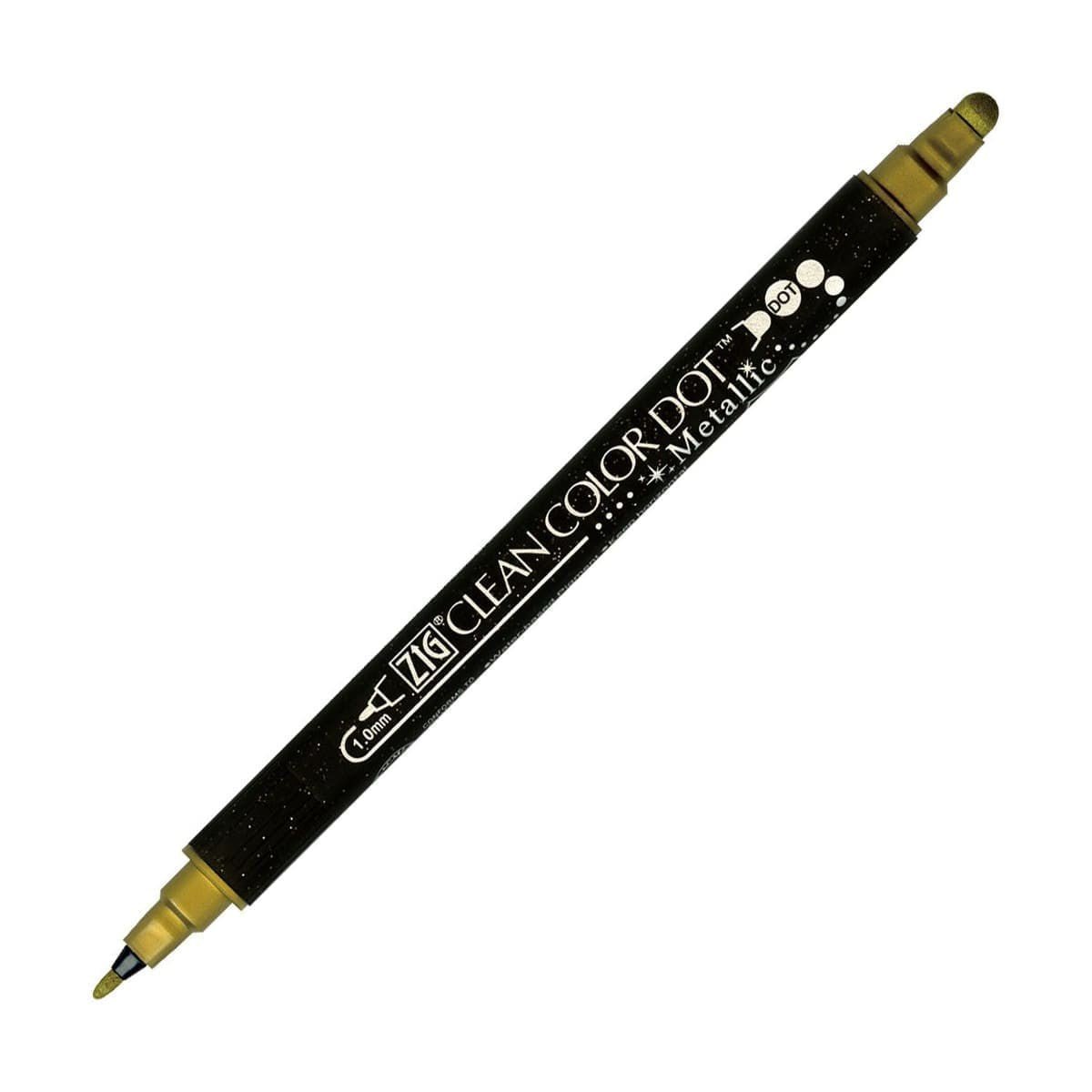 Clean color dot pen Metallic - Gold 101 - ZIG Kuretake - Tidformera