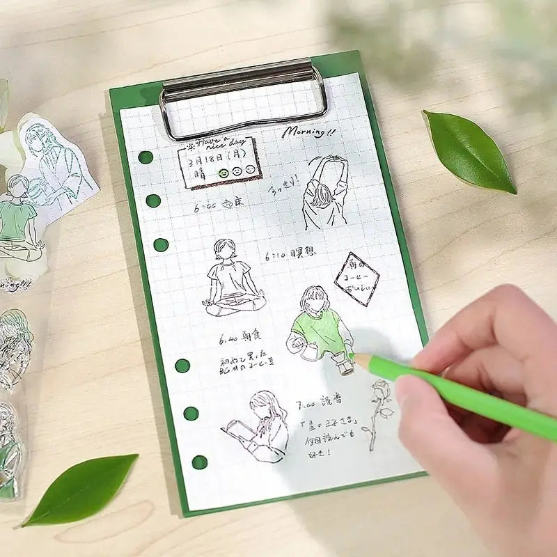 Clear stamps Adult Women - Morning Activity - 4 - BGM - Tidformera