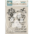Clear stamps Alterego - Crown and Cat - 1 - Stamperia - Tidformera