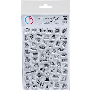 Clear stamps - BuJo Travel - 1 - Ciao Bella - Tidformera