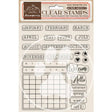 Clear stamps Create Happiness Calendar - Monthly - 1 - Stamperia - Tidformera