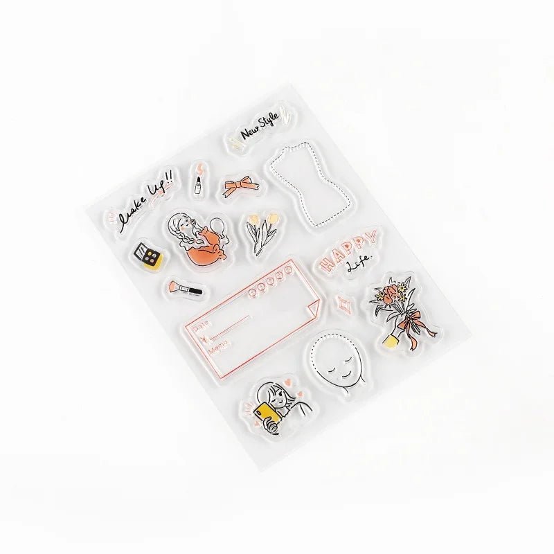 Clear stamps Fashion - 2 - BGM - Tidformera