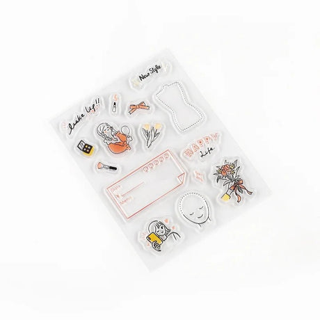 Clear stamps Fashion - 2 - BGM - Tidformera