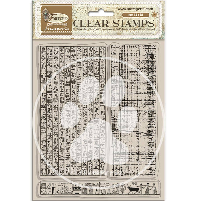 Clear stamps Fortune - Egypt - 1 - Stamperia - Tidformera