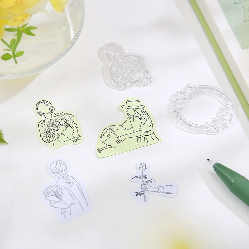 Clear stamps Holidays - Horticulture - 4 - BGM - Tidformera
