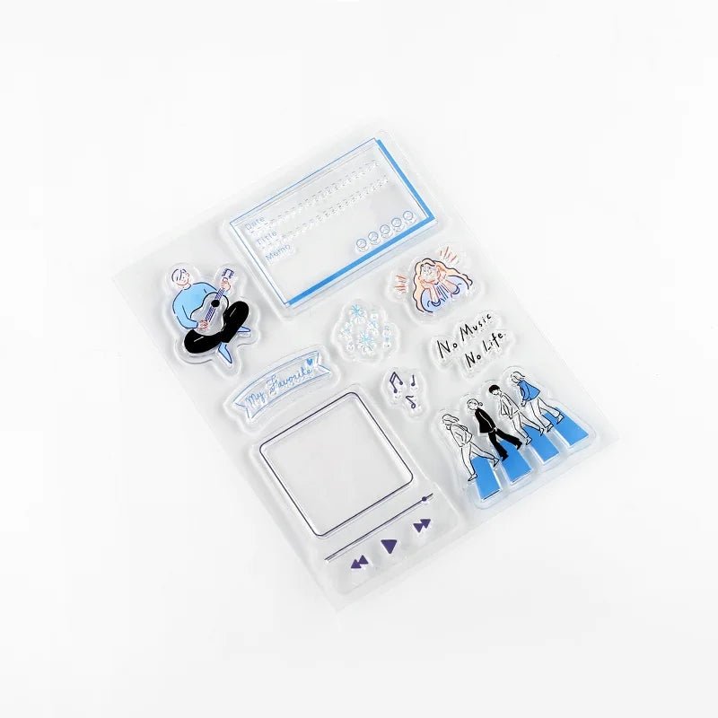 Clear stamps Music - 2 - BGM - Tidformera