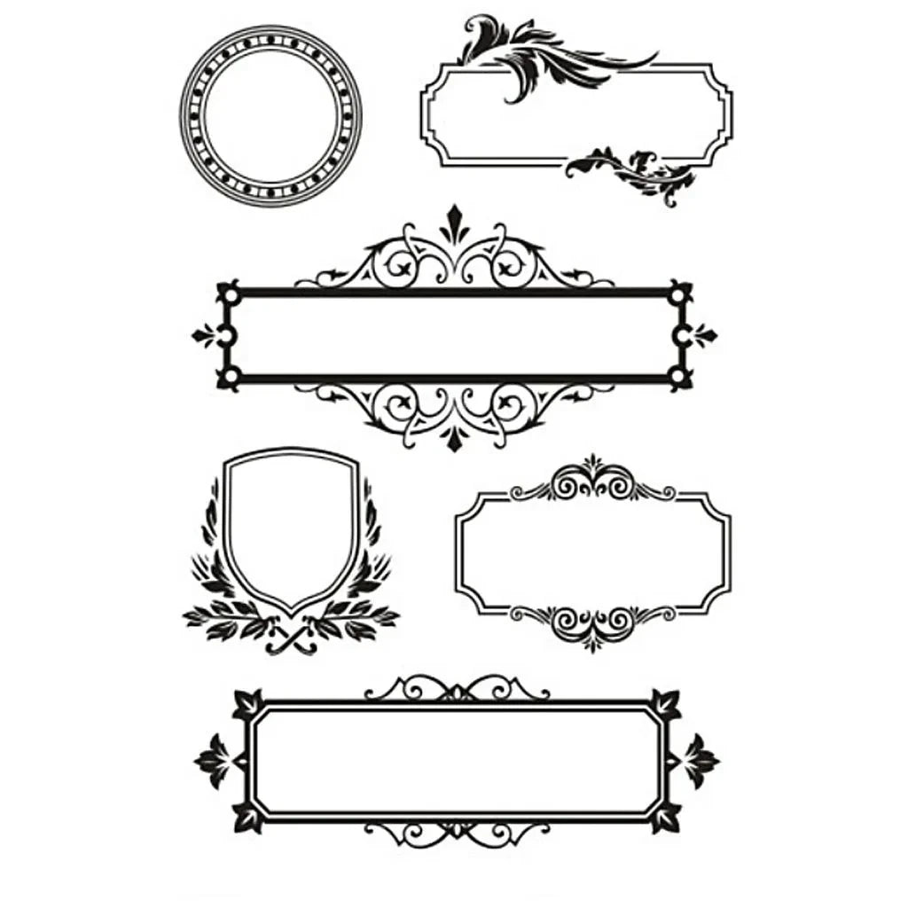Clear stamps Ramar Med Ornament - Creotime - Tidformera