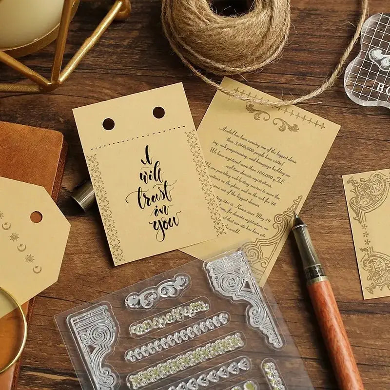 Clear stamps Retro Line - 3 - BGM - Tidformera