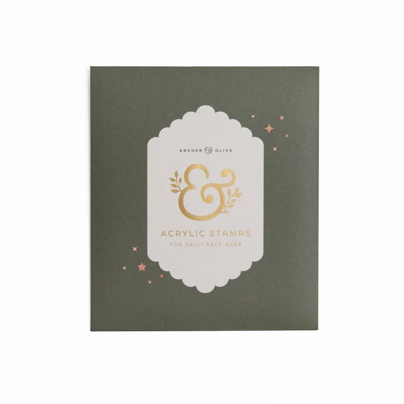 Clear stamps Self Care - 6 - Archer & Olive - Tidformera