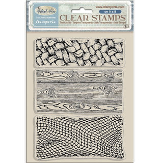 Clear stamps Silent Sea - Textures frånStamperia - Tidformera