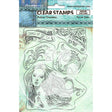 Clear stamps Songs of the Sea - Mermaid - 1 - Stamperia - Tidformera