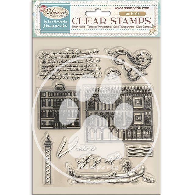 Clear stamps Venice City of Art - Elements - 1 - Stamperia - Tidformera