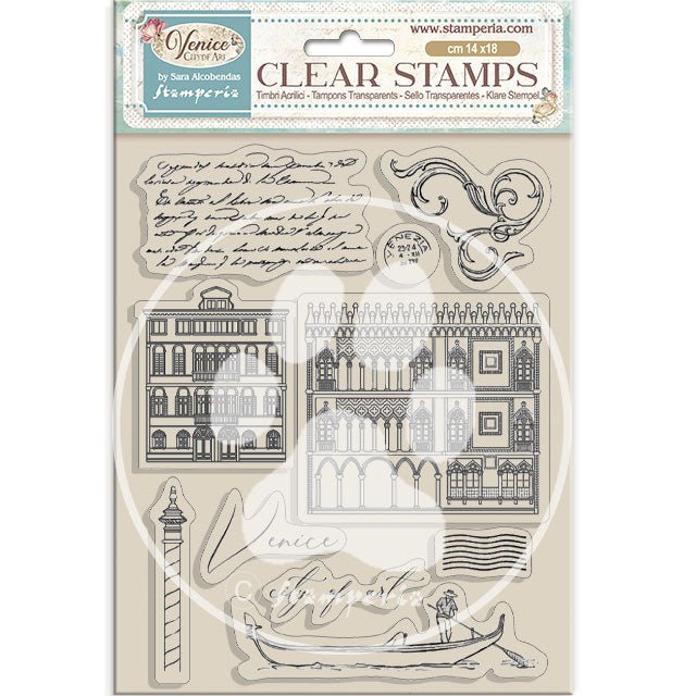Clear stamps Venice City of Art - Elements - 2 - Stamperia - Tidformera