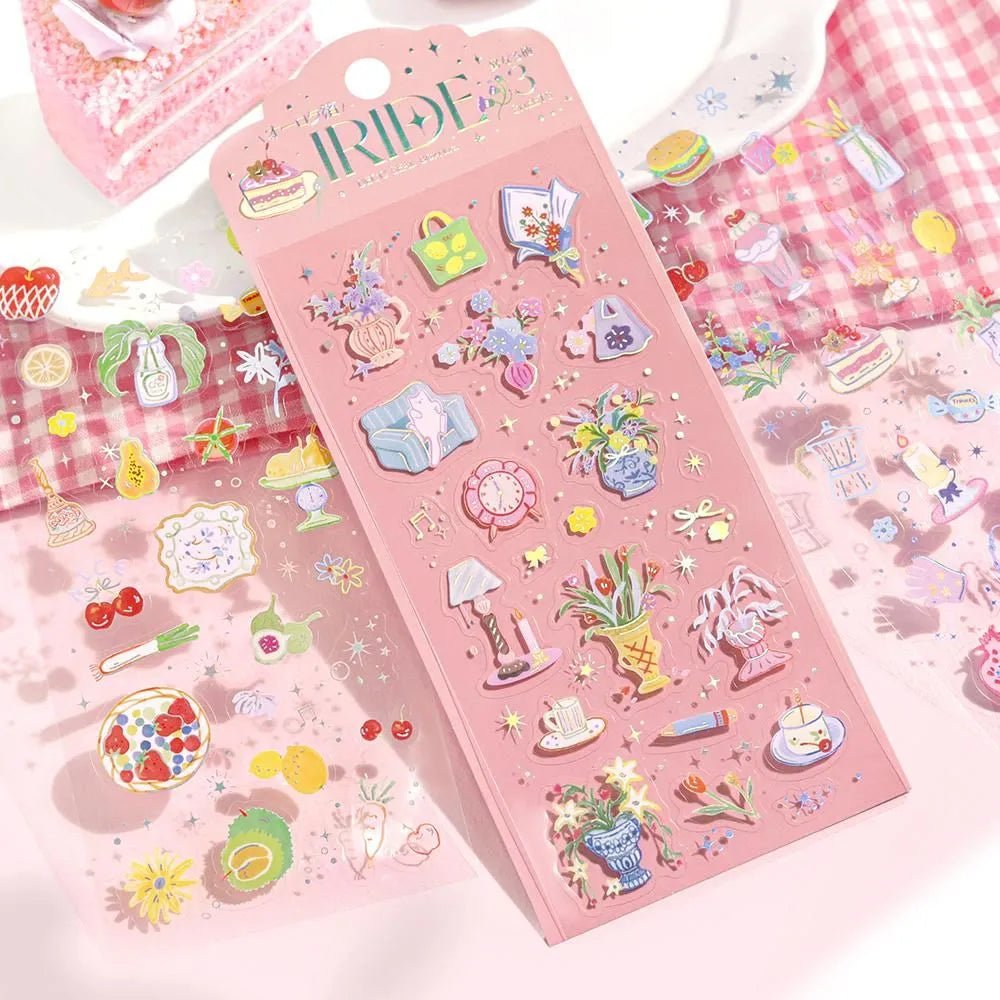 Clear stickers IRIDE 3-pack - Colors for Living - 2 - BGM - Tidformera