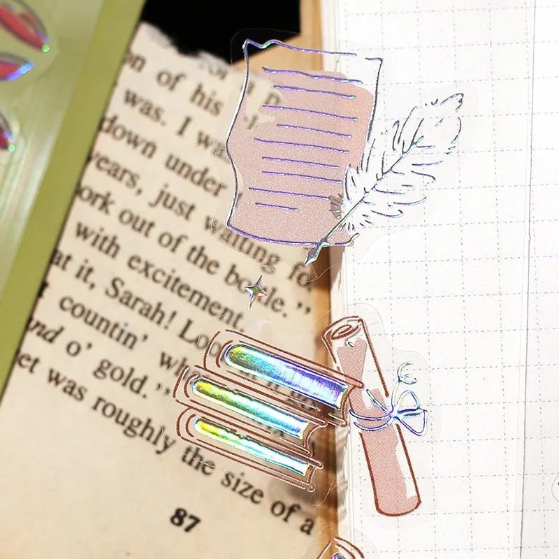 Clear stickers IRIDE 3 - pack - Natural - 3 - BGM - Tidformera