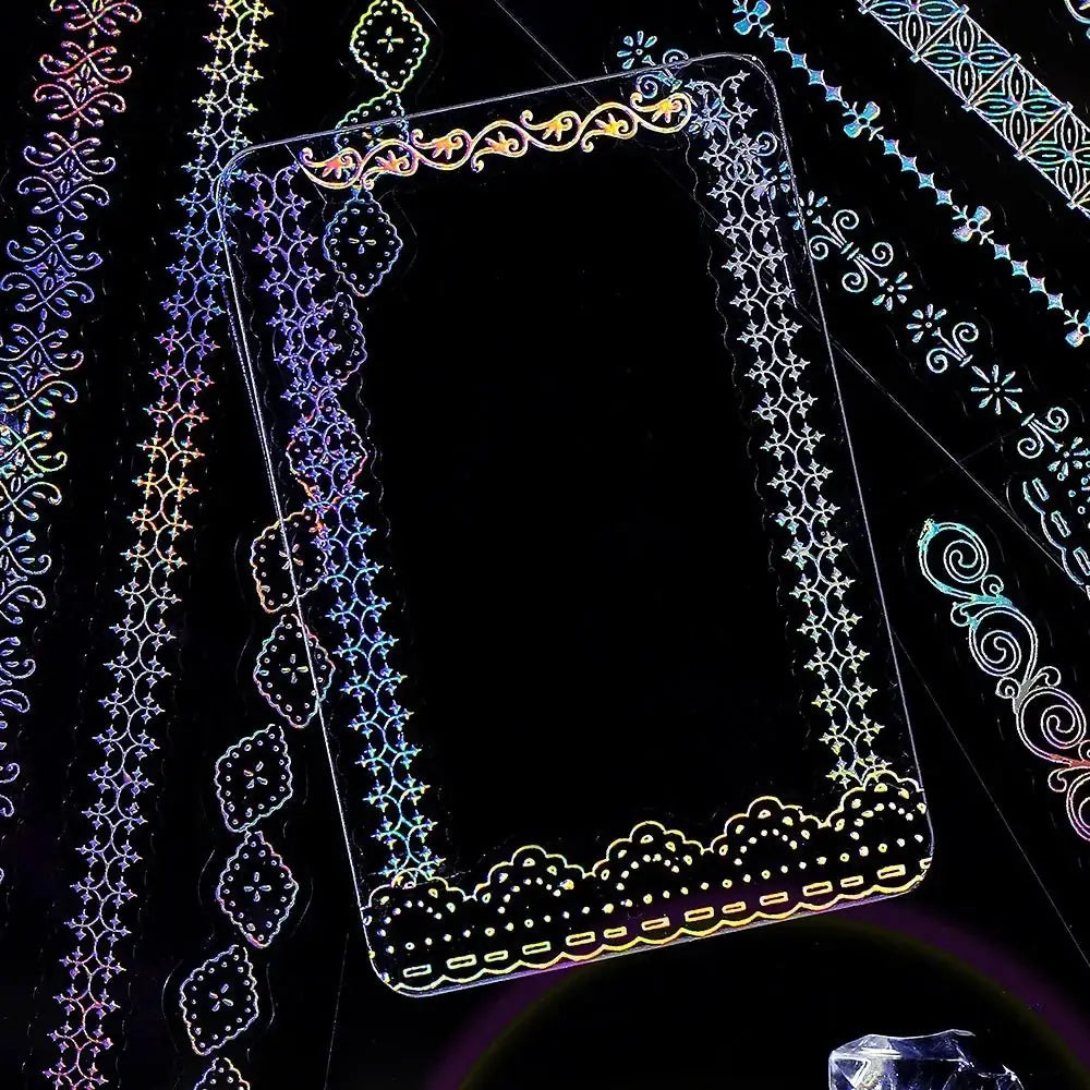 Clear stickers IRIDE 3 - pack - Vintage Line - 3 - BGM - Tidformera