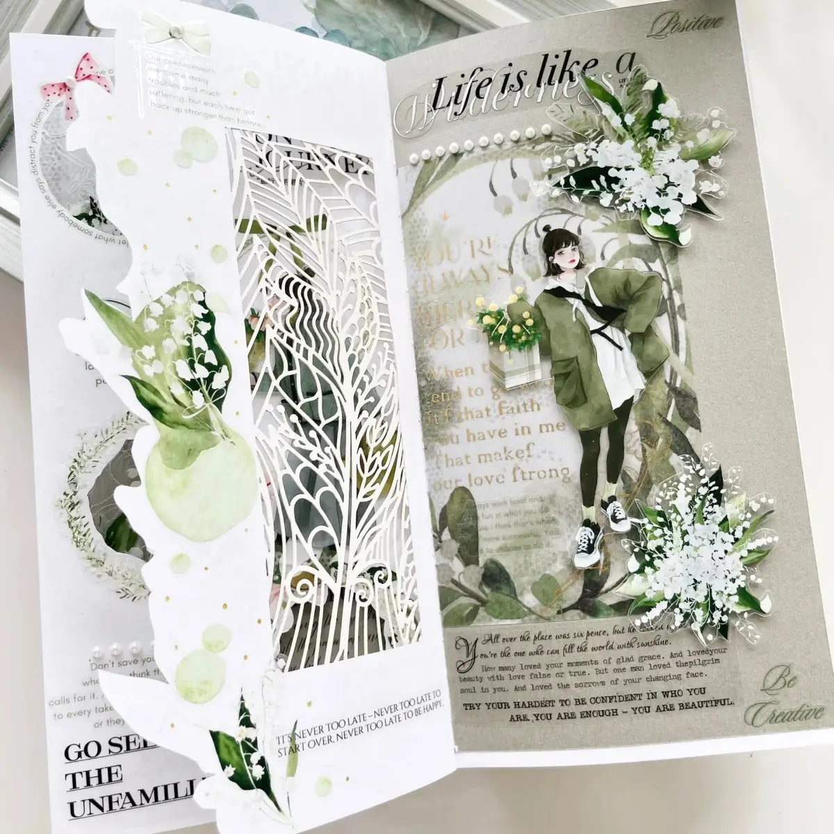 Clear stickers Pre - cut Lily of the Valley - 4 - Washi Tape Shop - Tidformera