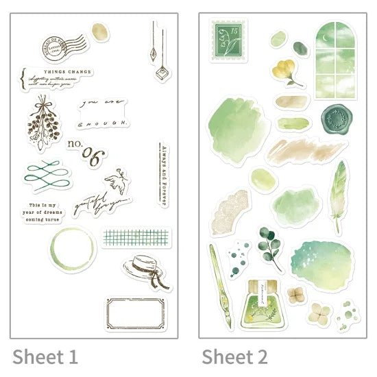 Clear stickers to INK - Comfort - 2 - Q - LiA - Tidformera