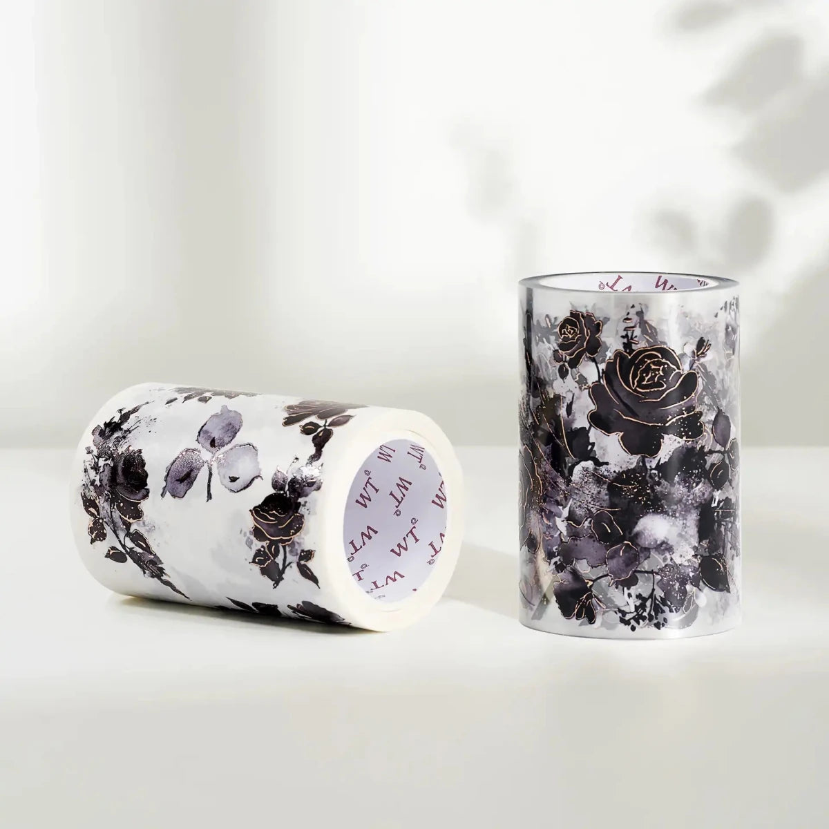 Clear Tape - 70 mm - Rose Noir - 3 - Washi Tape Shop - Tidformera