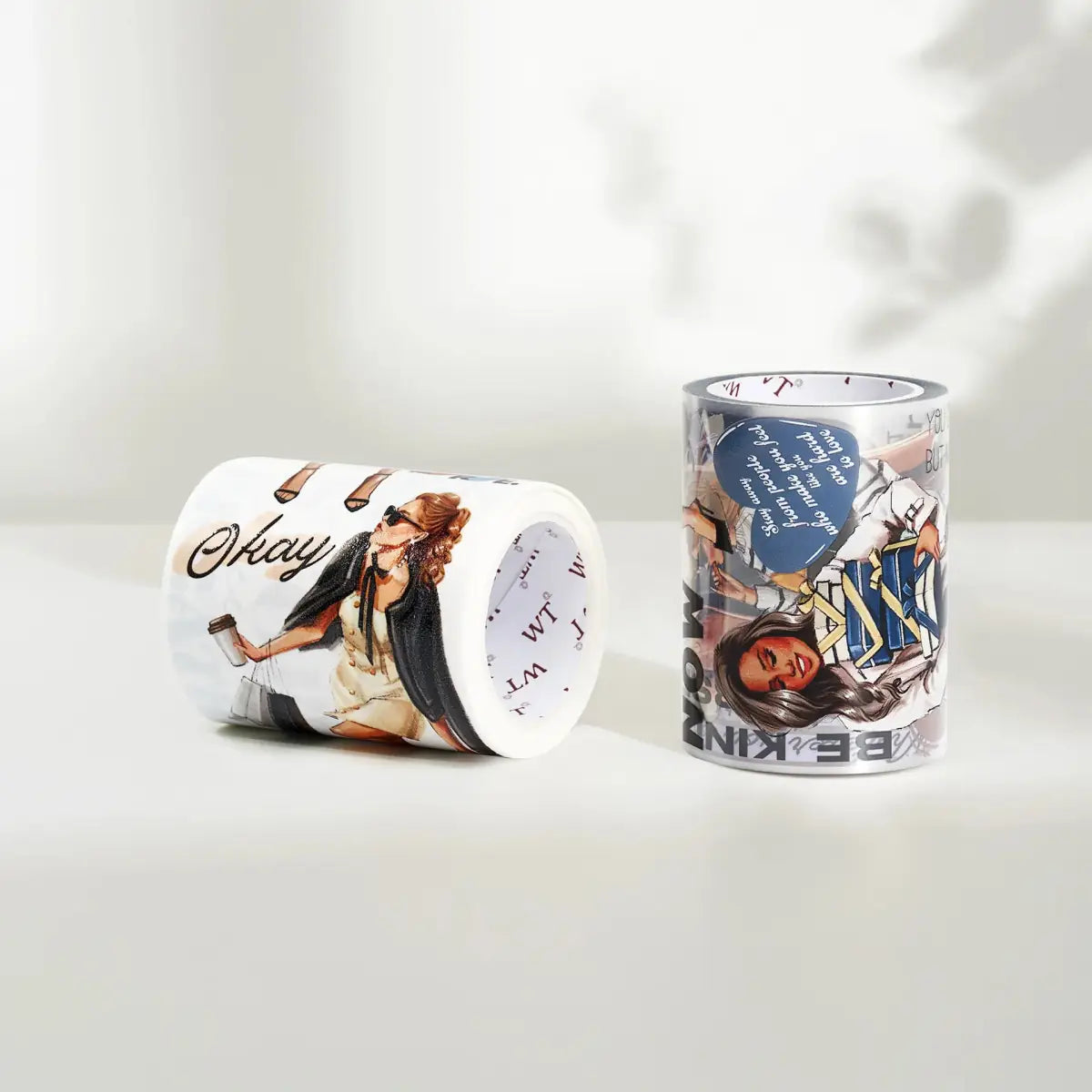 Clear tape Chic Attitude Wide PET Tape - 60 mm - 6 - Washi Tape Shop - Tidformera