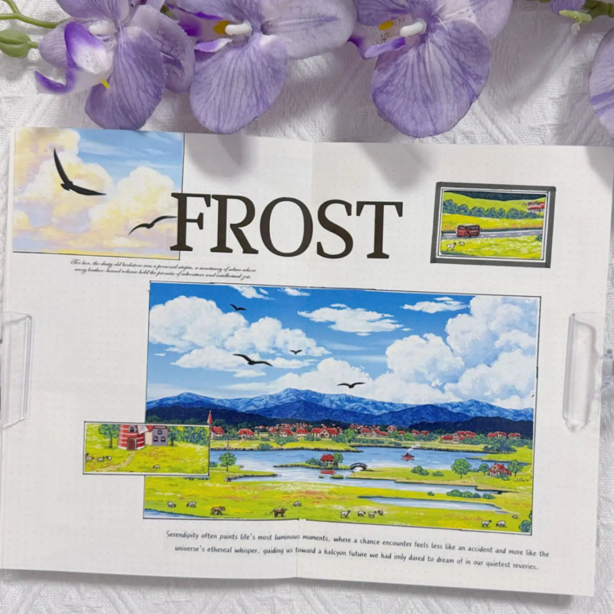 Clear Tape - Country Azure - 70 mm - 7 - Washi Tape Shop - Tidformera